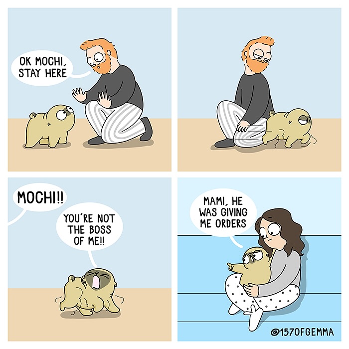 Adorable And Funny Comics About An Artist And Her Life With A Cute Pug (23 New Pics)