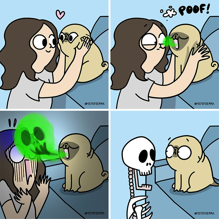 Adorable And Funny Comics About An Artist And Her Life With A Cute Pug (23 New Pics)