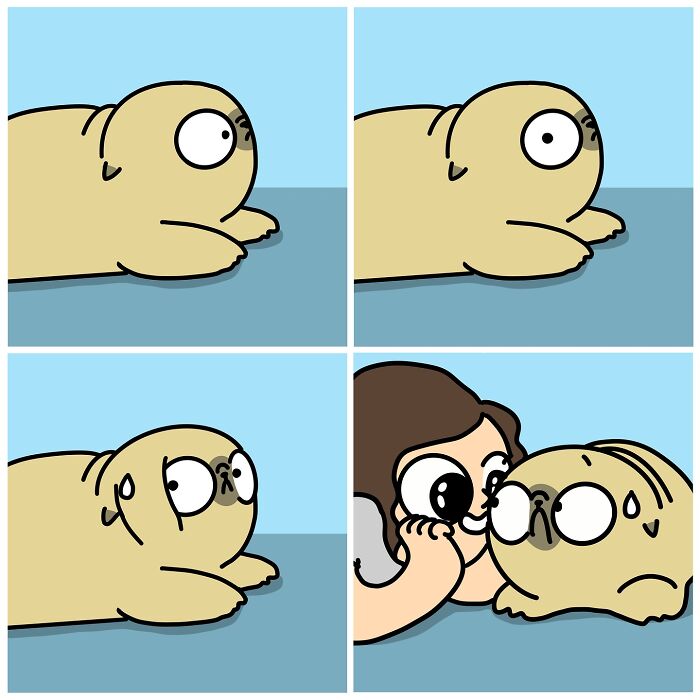 Adorable And Funny Comics About An Artist And Her Life With A Cute Pug (23 New Pics)