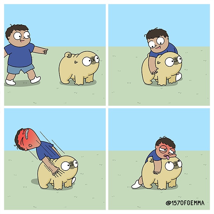 Adorable And Funny Comics About An Artist And Her Life With A Cute Pug (23 New Pics)