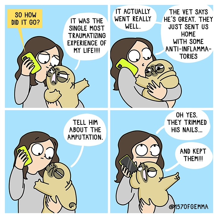 Adorable And Funny Comics About An Artist And Her Life With A Cute Pug (23 New Pics)