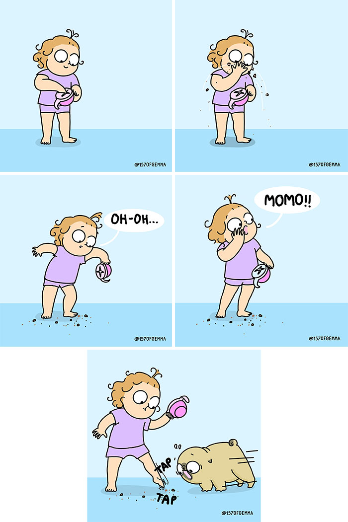 Adorable And Funny Comics About An Artist And Her Life With A Cute Pug (23 New Pics)