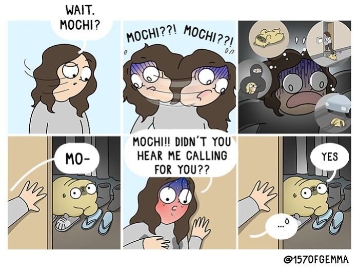 Adorable And Funny Comics About An Artist And Her Life With A Cute Pug (23 New Pics)
