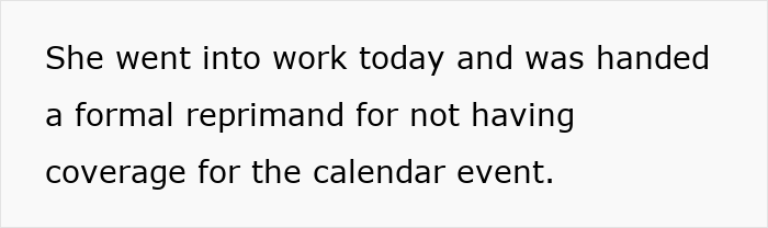 Employee Doesn’t Show Up To A Meet Because She’s Off, Boss Hands Her A Formal Reprimand