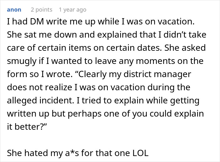 Employee Doesn’t Show Up To A Meet Because She’s Off, Boss Hands Her A Formal Reprimand