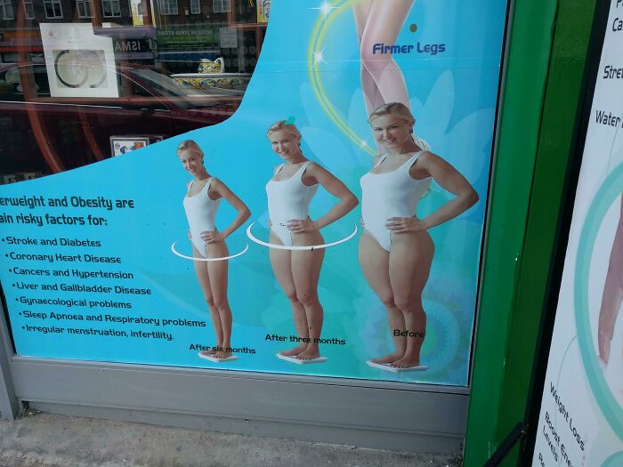 “Another Unattainable Body Portrayed In Advertising”: 73 Funny Advertising Fails (New Pics)