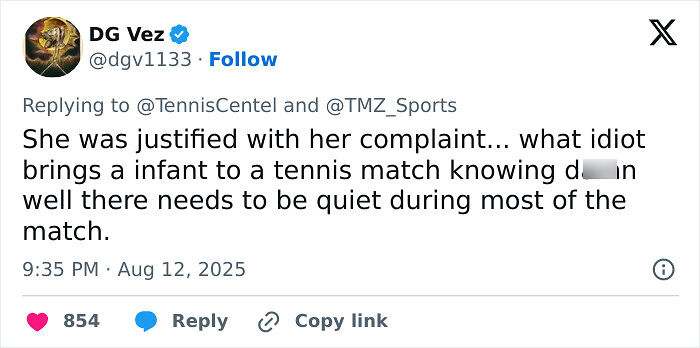 &#8220;Diva Issues&#8221;: Tennis Star Halts Match In Meltdown Over Crying Baby, Leaves Crowd Stunned