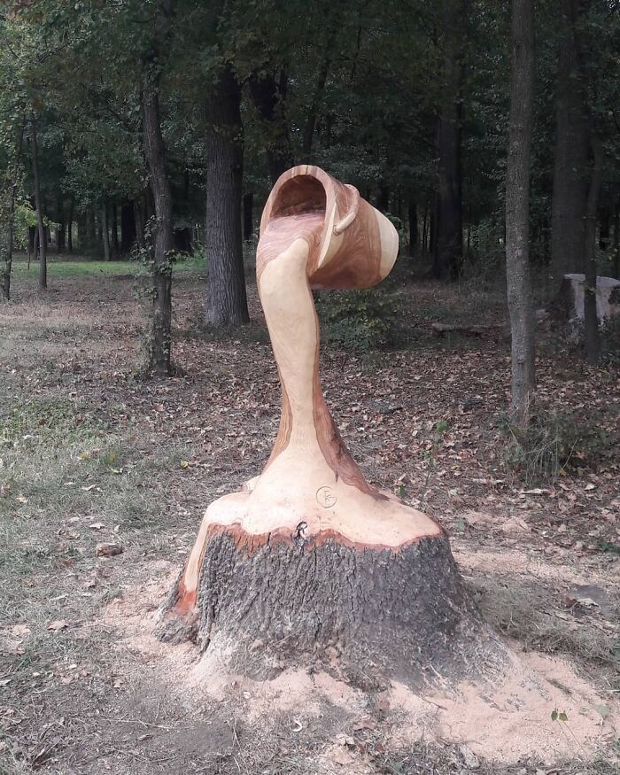 Artist Turns Tree Stumps Into Magical Sculptures, And Here Are 20 Of His Best Creations