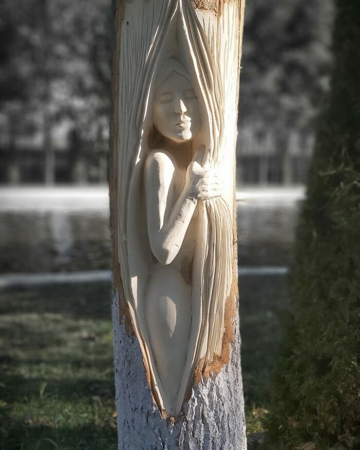 Artist Turns Tree Stumps Into Magical Sculptures, And Here Are 20 Of His Best Creations