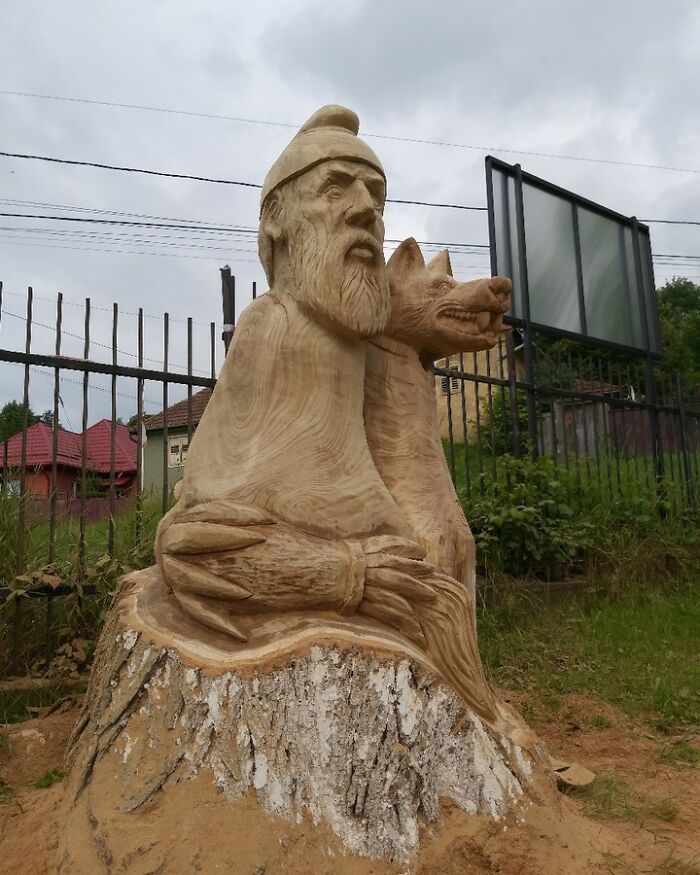 Artist Turns Tree Stumps Into Magical Sculptures, And Here Are 20 Of His Best Creations
