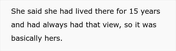 Homeowner Laughs In Entitled Neighbor’s Face After She Asks Them To Move Their Fence For Her View