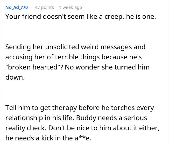 Guy’s Behavior Turns Disturbing After Crush Picks Someone Else In A Silly Hypothetical Situation