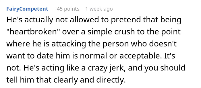 Guy’s Behavior Turns Disturbing After Crush Picks Someone Else In A Silly Hypothetical Situation