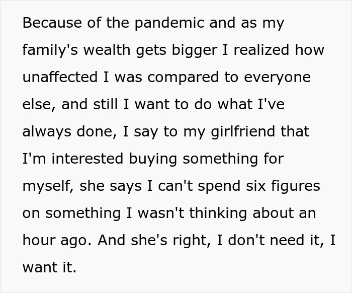 Rich Guy Thinks A Car Is An Appropriate Birthday Gift For GF, Shocked When She Sees It As A Problem