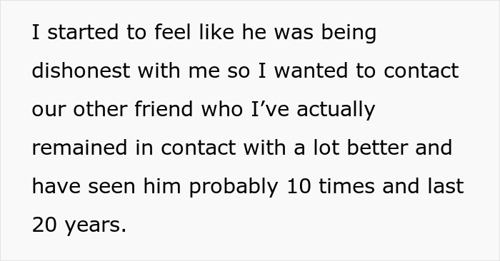Friend From Decades Ago Comes Up Begging For $15k, Won’t Take No For An Answer