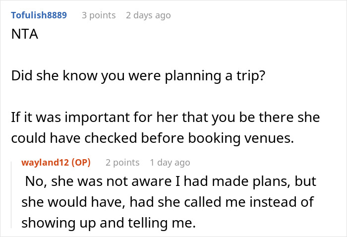 “[Am I The Jerk] For Going On A Motorcycle Trip With My Friends Instead Of My Daughter’s Wedding?”