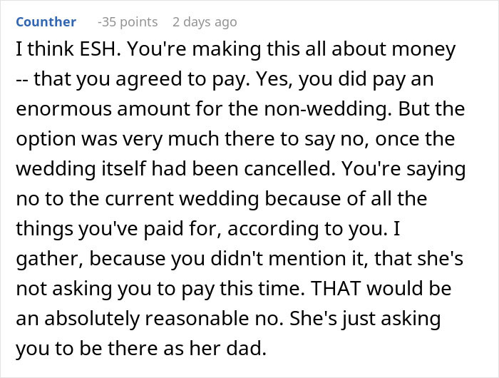 “[Am I The Jerk] For Going On A Motorcycle Trip With My Friends Instead Of My Daughter’s Wedding?”