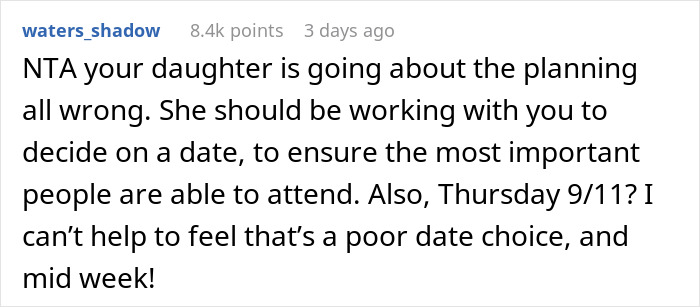 “[Am I The Jerk] For Going On A Motorcycle Trip With My Friends Instead Of My Daughter’s Wedding?”