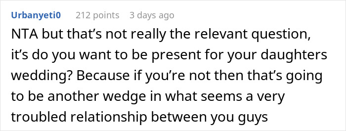 “[Am I The Jerk] For Going On A Motorcycle Trip With My Friends Instead Of My Daughter’s Wedding?”