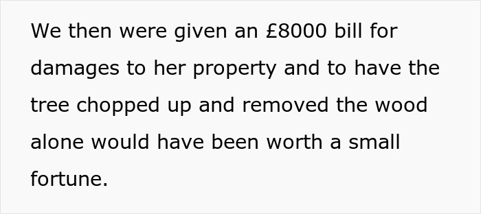 “Entitled Karen Chops Down My Tree, Costs Her £500,000”