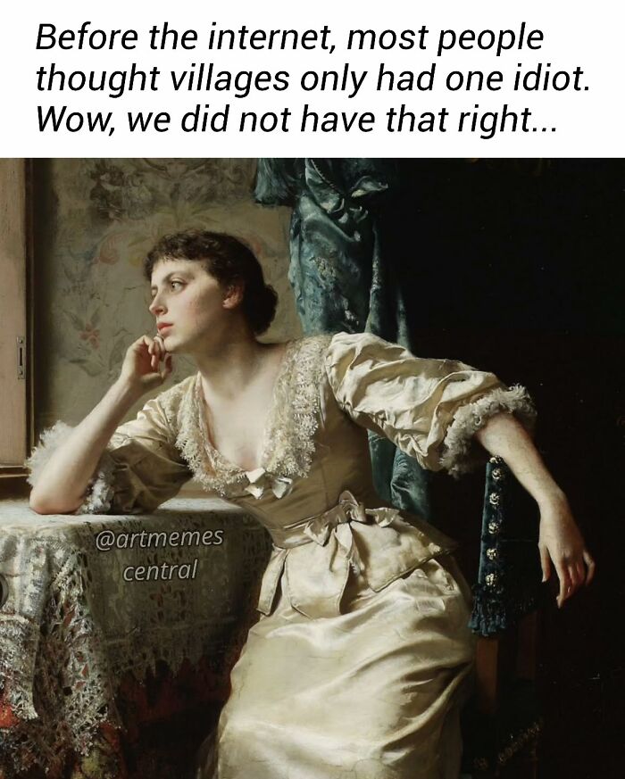 50 Classical Paintings Turned Into Hilarious Memes By &#8220;Art Memes Central&#8221; (New Pics)
