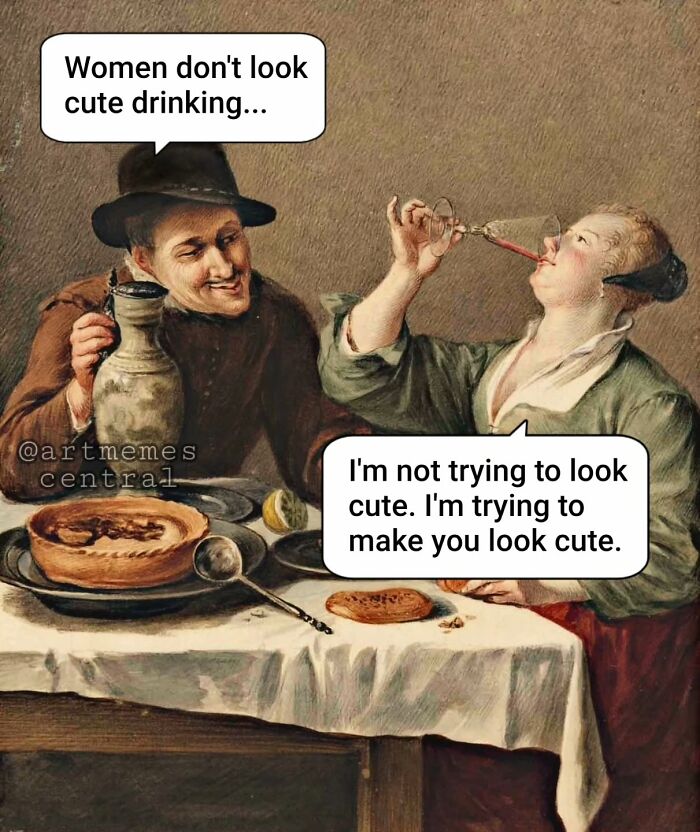 50 Classical Paintings Turned Into Hilarious Memes By &#8220;Art Memes Central&#8221; (New Pics)