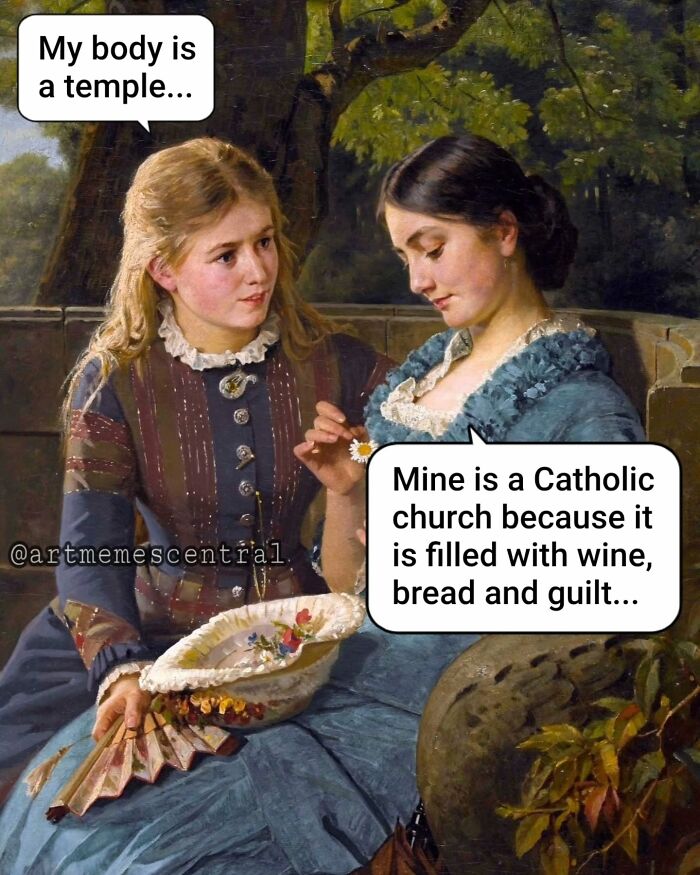 50 Classical Paintings Turned Into Hilarious Memes By &#8220;Art Memes Central&#8221; (New Pics)