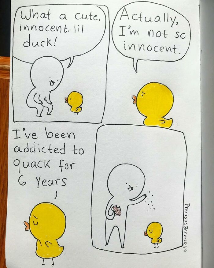 50 Simple Yet Hilarious Comics By ‘Precious Barmore’