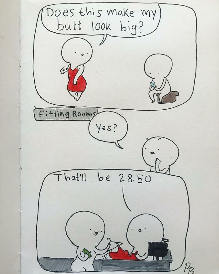 50 Simple Yet Hilarious Comics By ‘Precious Barmore’
