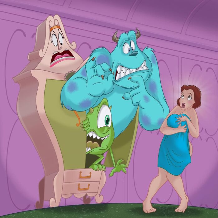 45 Playful Crossovers Where Your Favorite Characters Share The Screen