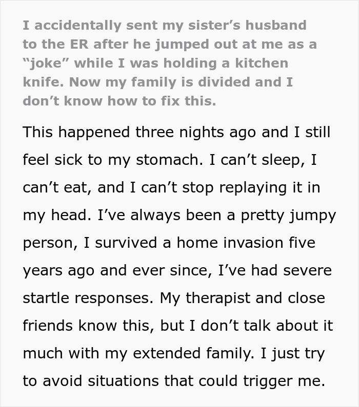 “The Knife Slipped”: Guy Ends Up In ER After Prank Goes Horribly Wrong