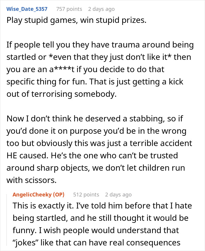 “The Knife Slipped”: Guy Ends Up In ER After Prank Goes Horribly Wrong