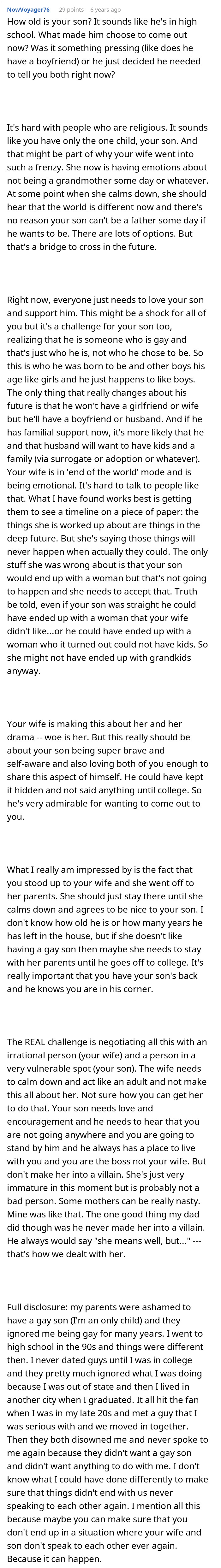 Dad Stands By Gay Son After Wife Screams &#8220;This Wasn’t The Plan&#8221; And Kicks Him Out