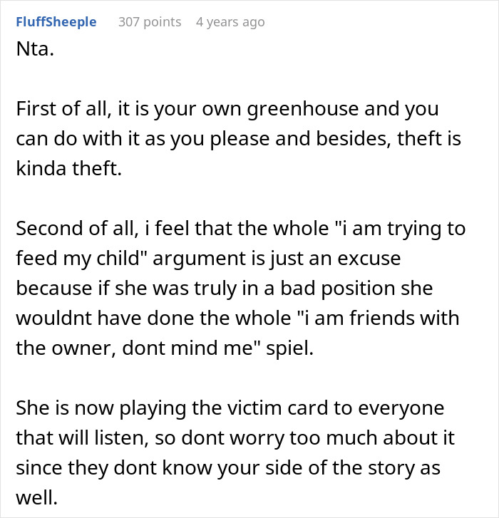 New Neighbor Steals Vegetables From This Man’s Greenhouse, He Ends Up Getting The Police Involved