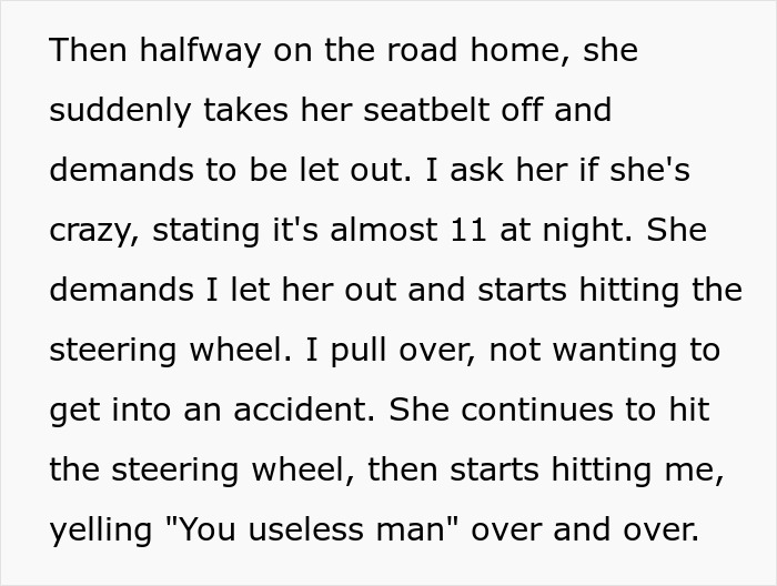 Man Has Not A Crumb Of Patience Or Empathy Left For His Wife Who Got Him Thrown In Jail
