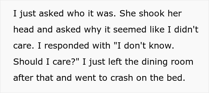 Man Has Not A Crumb Of Patience Or Empathy Left For His Wife Who Got Him Thrown In Jail