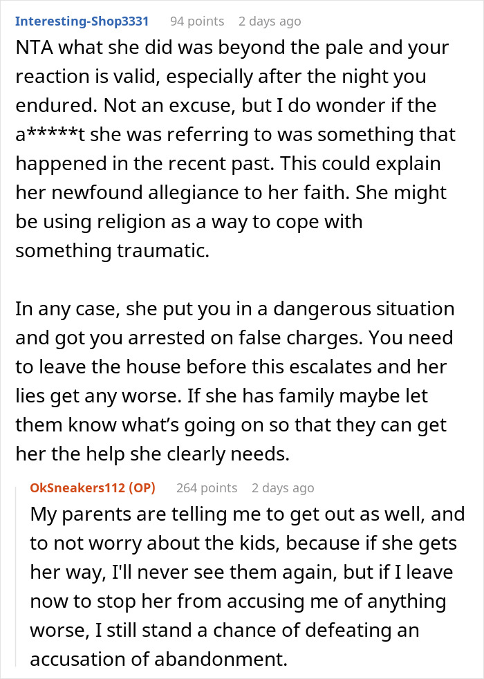 Man Has Not A Crumb Of Patience Or Empathy Left For His Wife Who Got Him Thrown In Jail