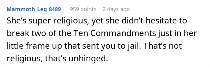 Man Has Not A Crumb Of Patience Or Empathy Left For His Wife Who Got Him Thrown In Jail
