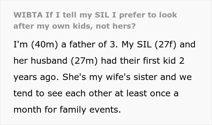 SIL Lounges On The Couch While BIL Runs Around After Her Kid, He’s Ready To End The Arrangement
