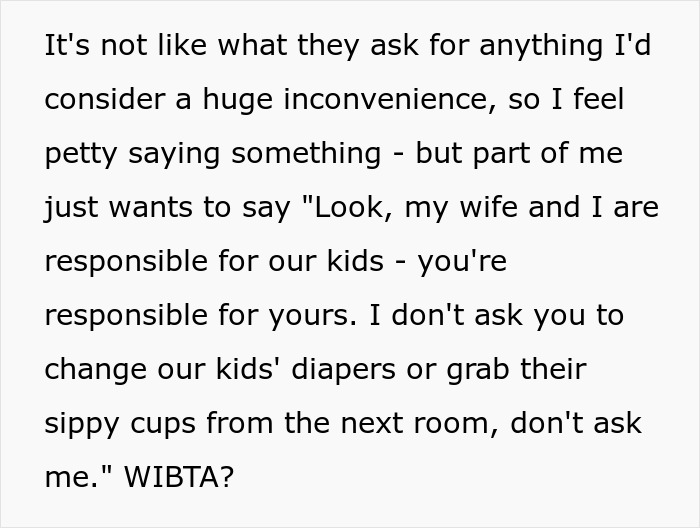 SIL Lounges On The Couch While BIL Runs Around After Her Kid, He’s Ready To End The Arrangement