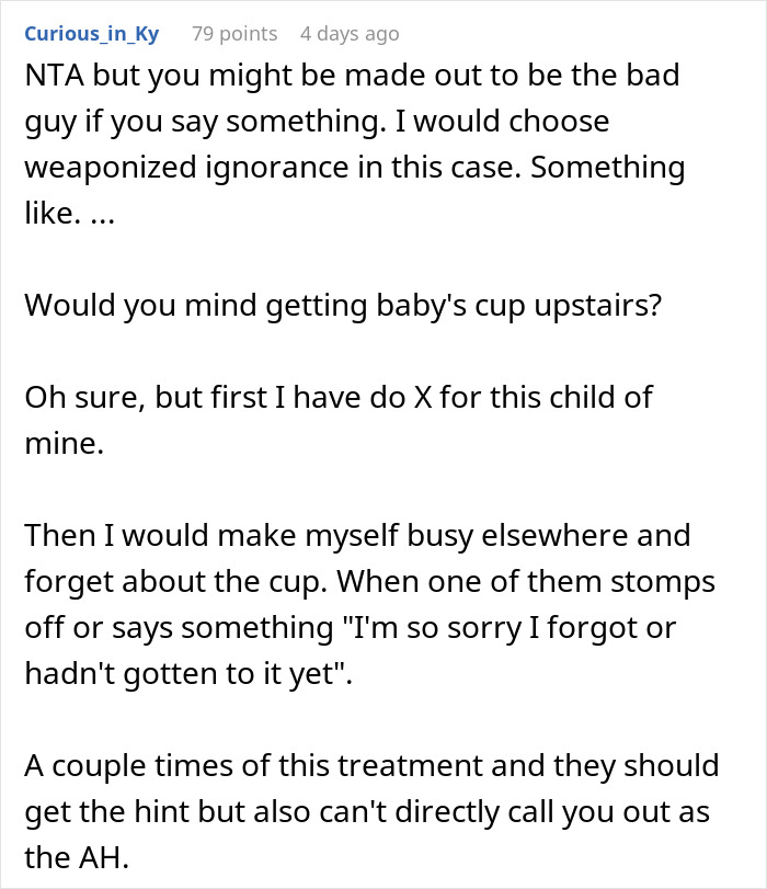 SIL Lounges On The Couch While BIL Runs Around After Her Kid, He’s Ready To End The Arrangement