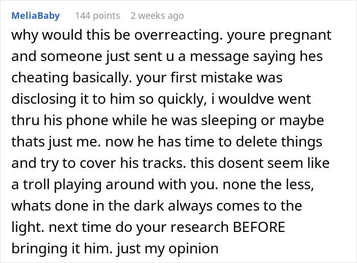 Pregnant Woman Gets Cryptic Text About Fiancé’s Possible Affair, He Panics When She Starts Digging