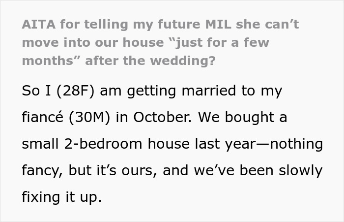 Woman Says No To Future MIL’s ‘Temporary’ Stay, Faces Backlash Before Marriage Even Begins