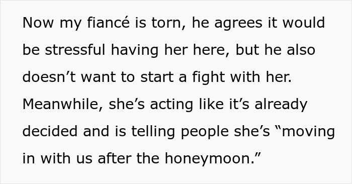 Woman Says No To Future MIL’s ‘Temporary’ Stay, Faces Backlash Before Marriage Even Begins