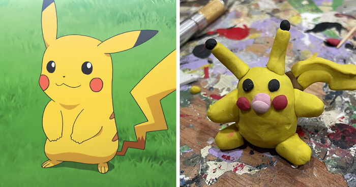 People Sent This Guy Their Favorite Pokémon To Sculpt, And The Results Are Comedy Gold (37 Pics)