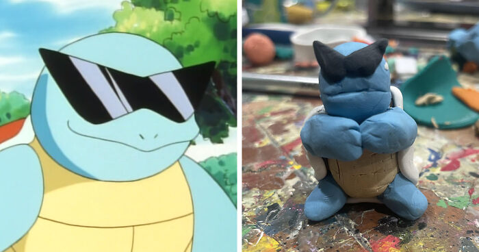 People Sent This Guy Their Favorite Pokémon To Sculpt, And The Results Are Comedy Gold (37 Pics)