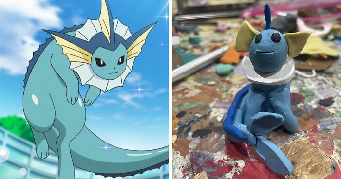 People Sent This Guy Their Favorite Pokémon To Sculpt, And The Results Are Comedy Gold (37 Pics)