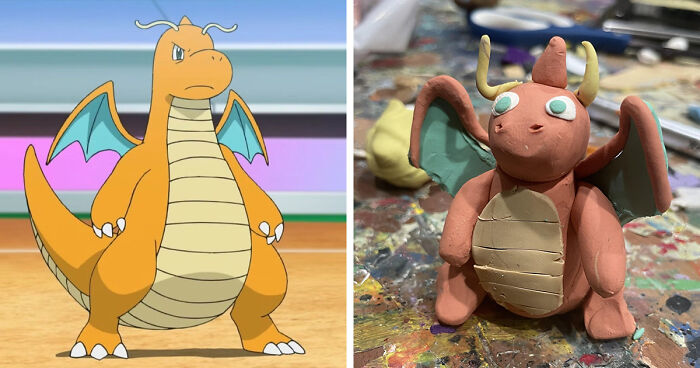 People Sent This Guy Their Favorite Pokémon To Sculpt, And The Results Are Comedy Gold (37 Pics)
