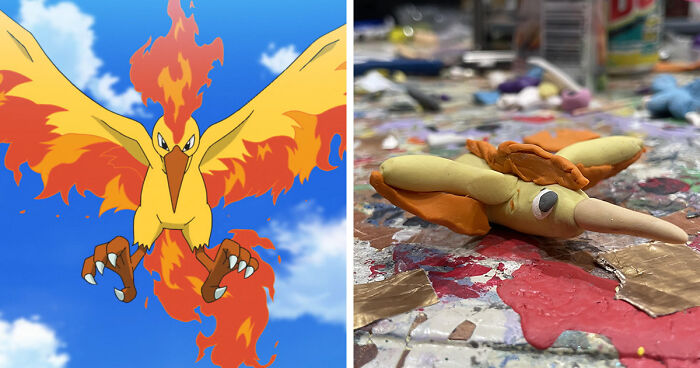People Sent This Guy Their Favorite Pokémon To Sculpt, And The Results Are Comedy Gold (37 Pics)