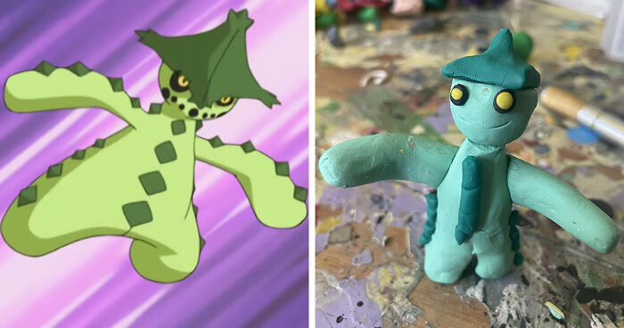 People Sent This Guy Their Favorite Pokémon To Sculpt, And The Results Are Comedy Gold (37 Pics)